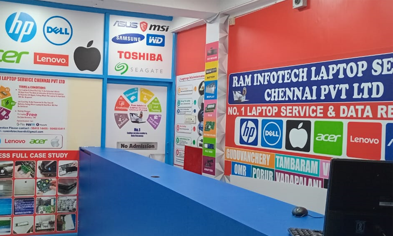 raminfotech laptop service center ambattur